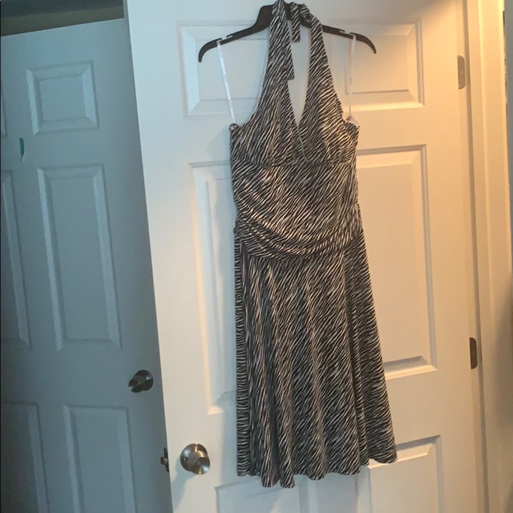 Zebra print Summer dress XL